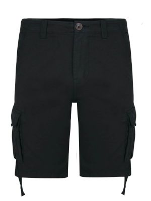 „cargo“ stiliaus kelnės Threadbare juoda