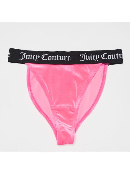Velvet Brief With Branded Elastic Juicy Couture