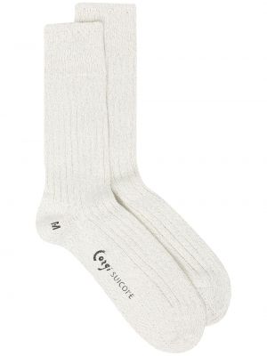 Чорапи с принт Suicoke бяло