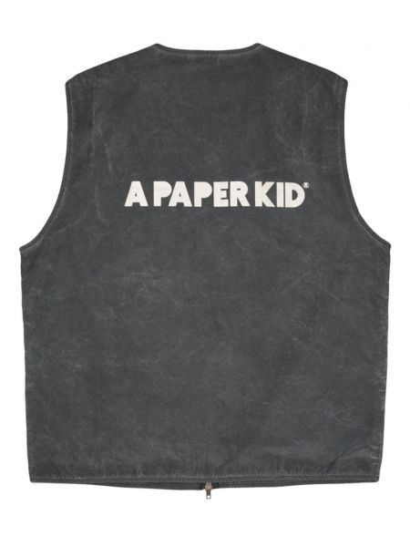 Raštuotas liemenė A Paper Kid pilka
