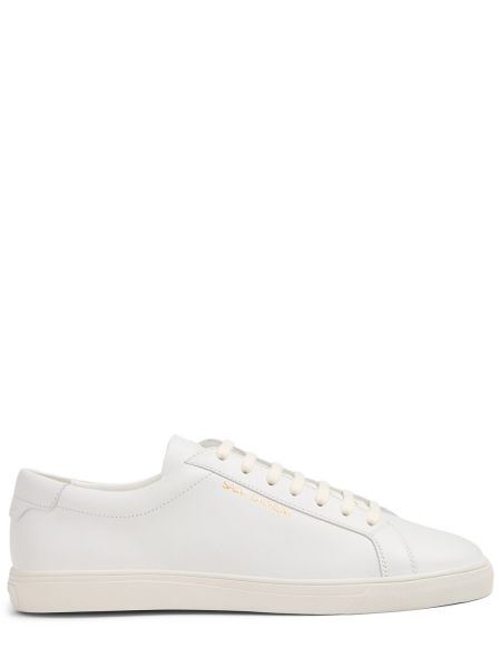 Lær sneakers Saint Laurent hvit