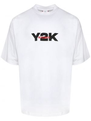 T-shirt à imprimé Vetements blanc