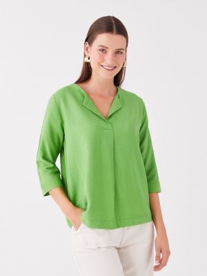 Блуза Lc Waikiki зелено