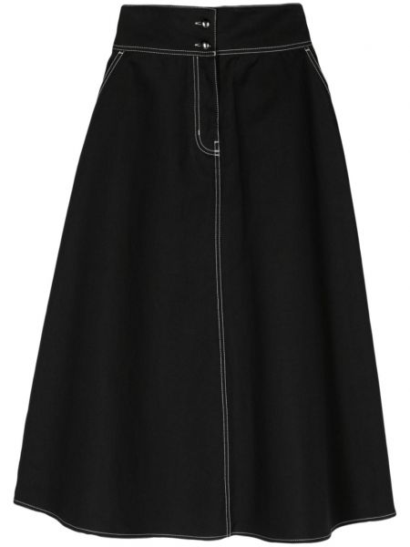 Midi suknja Max Mara crna