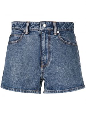 Shorts di jeans Alexander Wang blu
