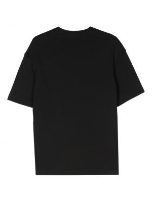 Geblümte t-shirt Calvin Klein schwarz