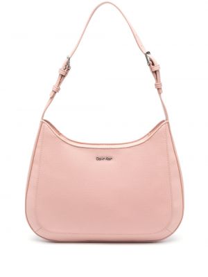 Чанта за ръка Calvin Klein розово