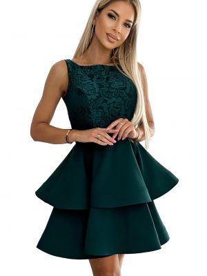 Φόρεμα με δαντέλα Numoco πράσινο