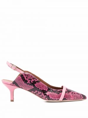 Slingback trykt stropper pumper Malone Souliers rosa