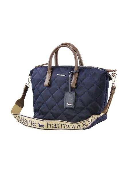 Shopper handtasche mit reißverschluss Harmont & Blaine blau