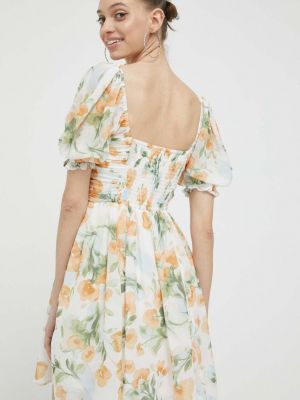 Mini haljina Abercrombie & Fitch narančasta