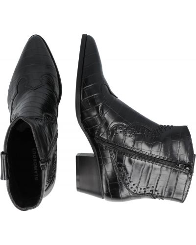 Ilgaauliai batai Glamorous juoda