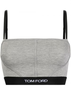 Bralette med broderi Tom Ford grå