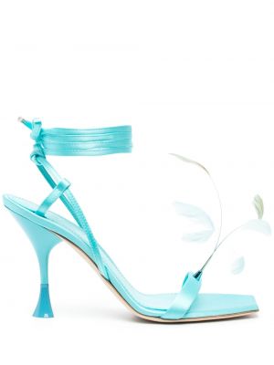 Sandales à plumes 3juin bleu