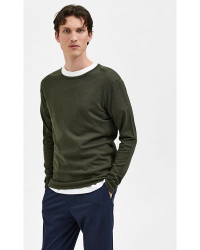Džemperis Selected Homme zaļš