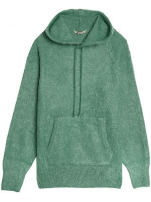 Woll hoodie Auralee grün