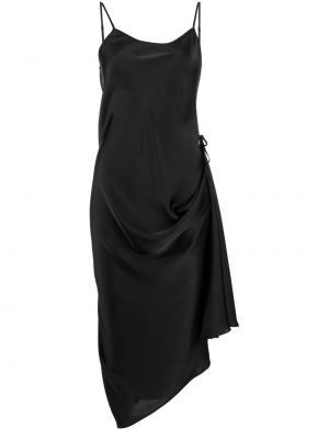 Μίντι φόρεμα Low Classic μαύρο