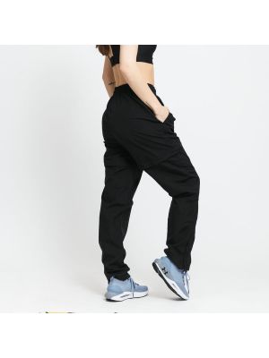Kalhoty z nylonu na zip Urban Classics černé