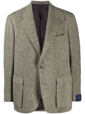 Однобортный пиджак с узором Polo Ralph Lauren