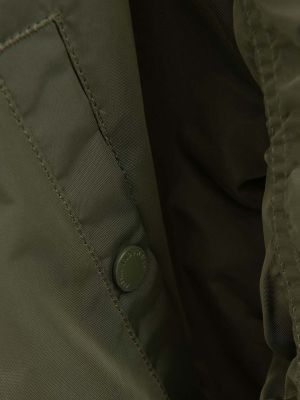 Kapucnis rövid kabát Alpha Industries zöld