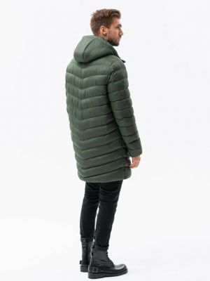 Kabát Ombre Clothing zöld