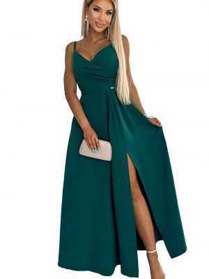 Dlouhé šaty Numoco zelené