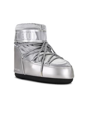 Stiefelette Moon Boot silber
