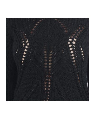 Sweter koronkowy Antik Batik czarny