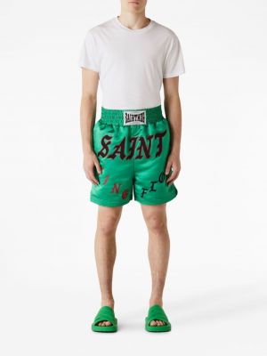 Shorts mit print Saint Mxxxxxx grün