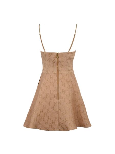 Mini vestido Elisabetta Franchi marrón
