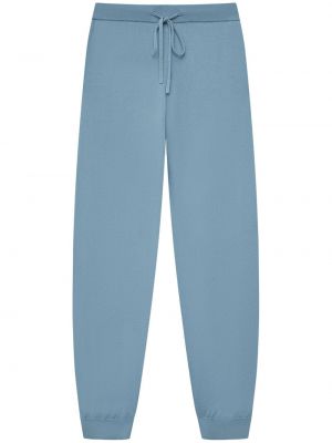 Vlnené teplákové nohavice z merina 12 Storeez modrá