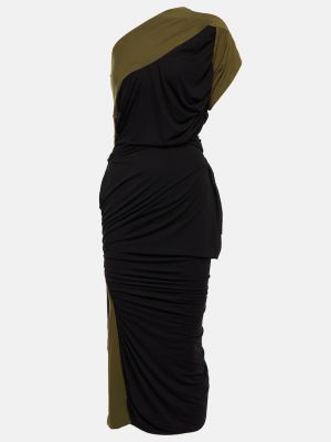 Vestido midi asimétrico Vivienne Westwood negro