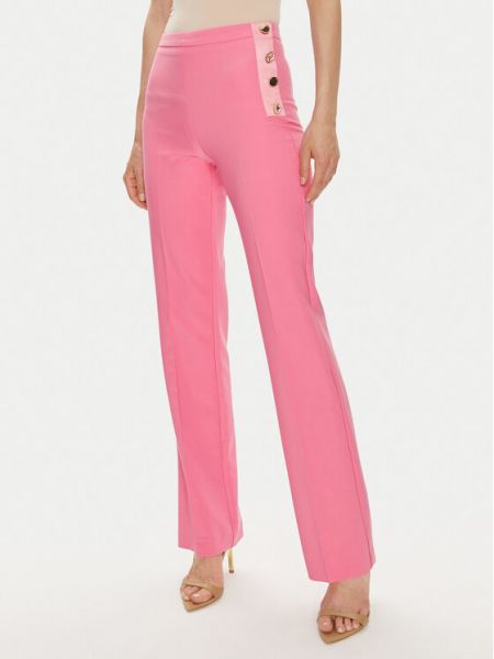 Pantaloni slabi slim fit Fracomina roz