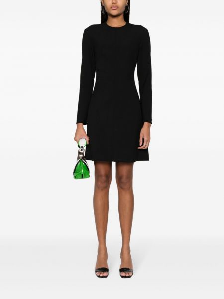 Krepa mini kleita Calvin Klein melns