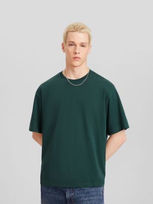 Tričko Bershka zelená