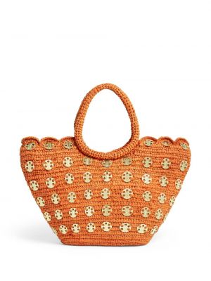 Чанта за ръка Paco Rabanne оранжево