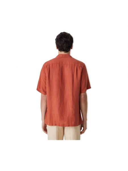 Camisa de lino de franela Portuguese Flannel marrón
