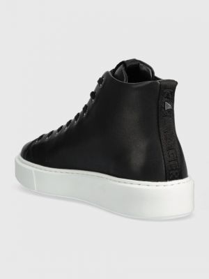 Bőr sneakers Karl Lagerfeld fekete