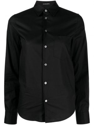 Bavlněná košile Ann Demeulemeester černá