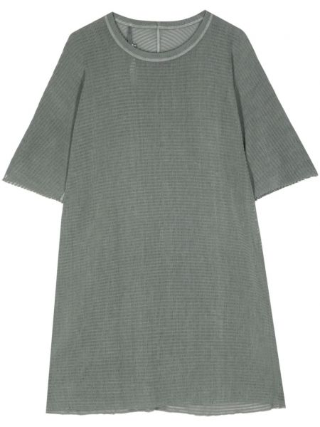 Pruhovaná bavlnená košeľa Boris Bidjan Saberi zelená