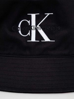 Kapelusz bawełniany Calvin Klein Jeans czarny