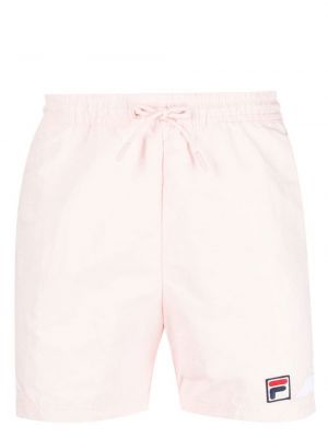 Kratke hlače z vezenjem Fila roza