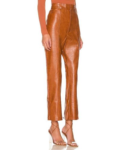 Pantaloni di pelle di ecopelle Bardot
