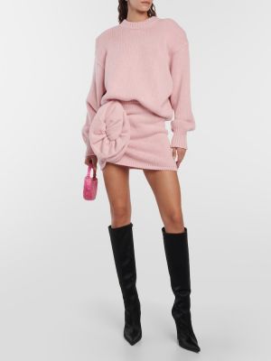 Sweter z kaszmiru Magda Butrym różowy