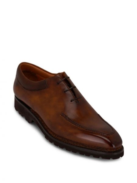 Chaussures oxford en cuir Bontoni marron