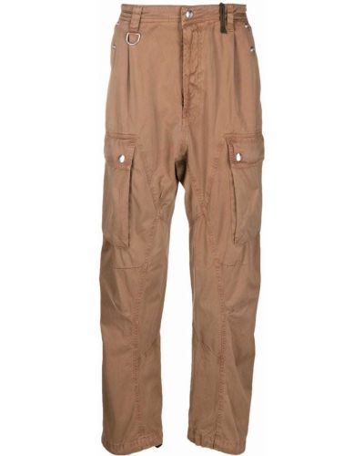 Pantalones cargo con bolsillos Diesel marrón