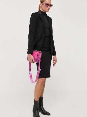 Midi suknja Karl Lagerfeld crna
