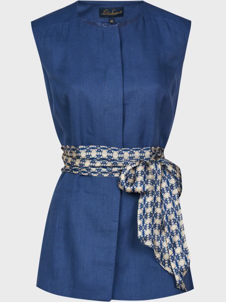 Блузка Luisa Spagnoli синяя