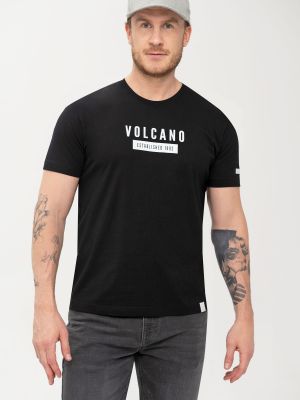 Тениска Volcano черно