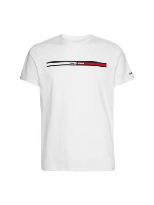 Polo Tommy Jeans blanc